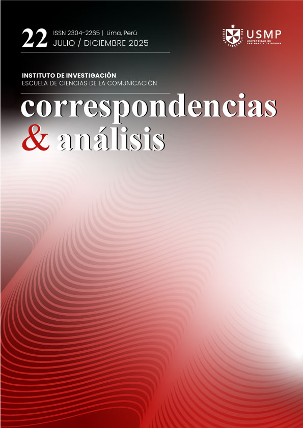 					Ver Núm. 22 (2025): Correspondencias & análisis N°22 2025 (julio - diciembre)
				