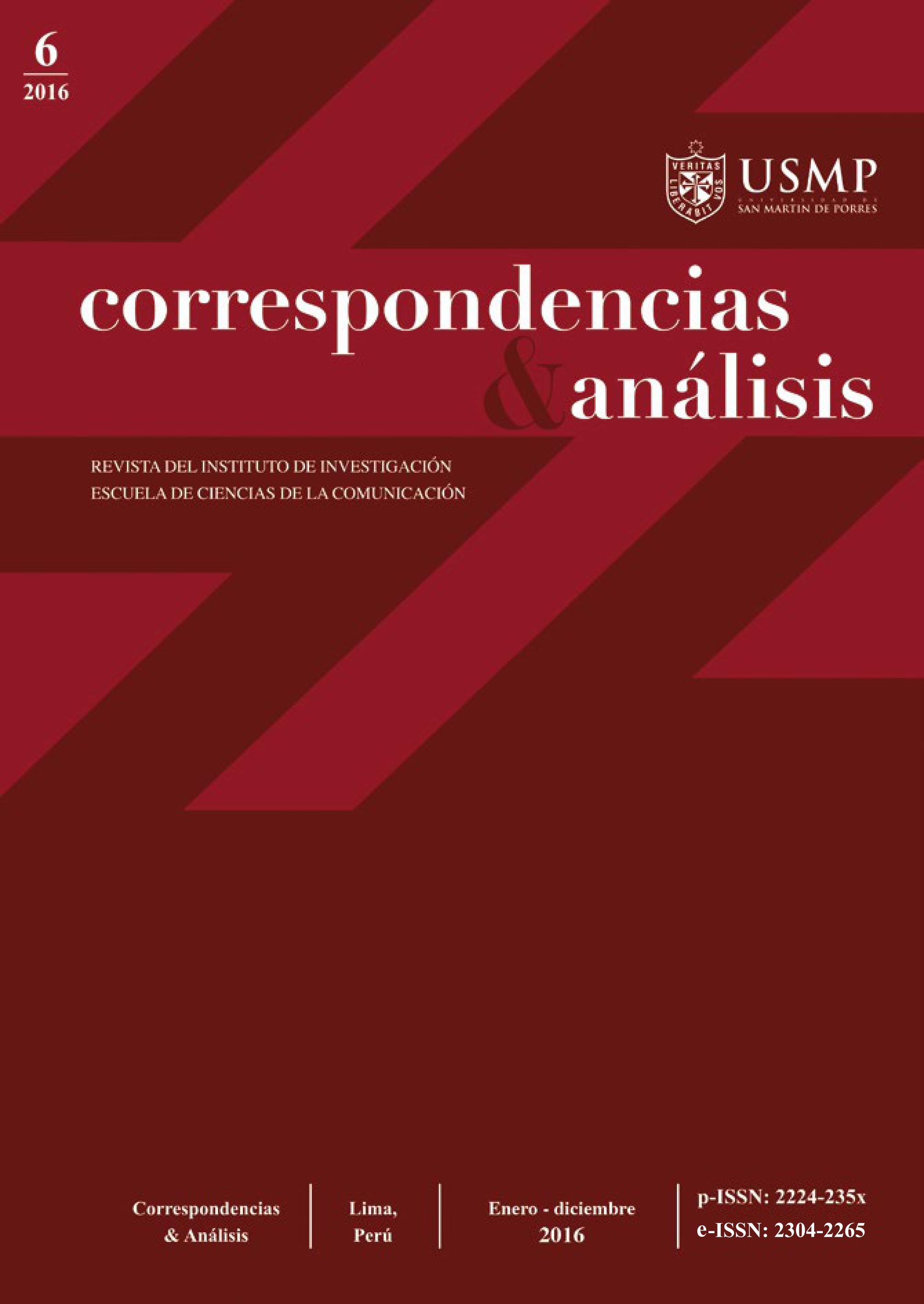 Revista Correspondencias & análisis N°6 2016 (ene. - dic.)