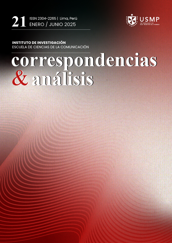 					Ver Núm. 21 (2025): Correspondencias & análisis N°21 2025 (enero - junio)
				